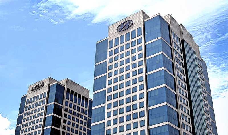 Hyundai Kia Motors headquarters, flame detection CCTV installed at electric vehicle charging station with Korean SoC camera