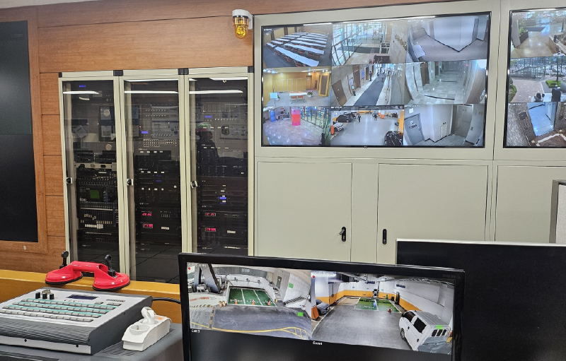 Korean SoC flame detection CCTV, real-time monitoring and video recording for electric vehicle fire detection