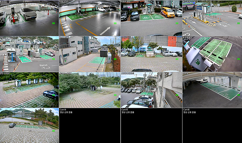 Fire detection in public parking lot EV charging stations, fast and accurate detection with Korean SoC flame detection camera