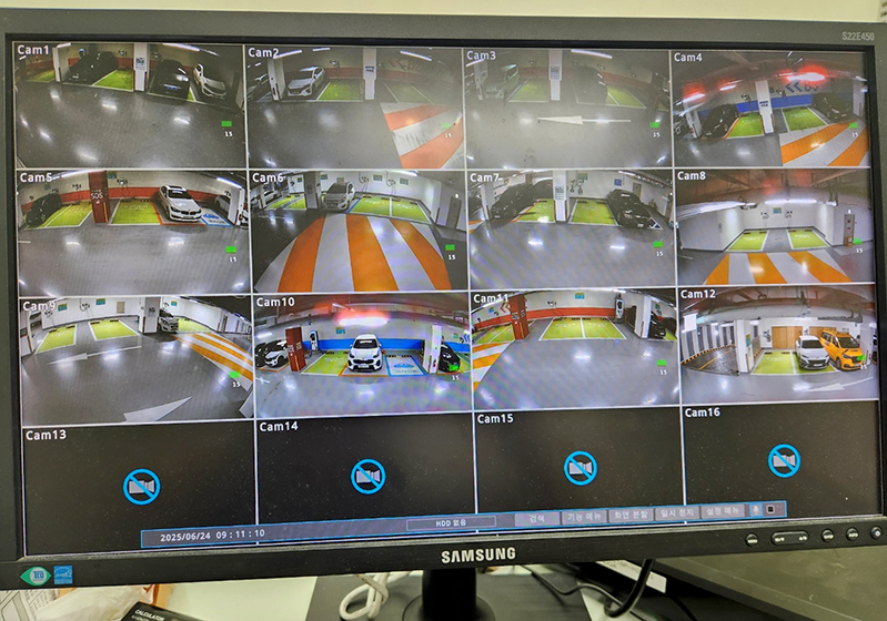 Gangdong-gu Urban Management Corporation installs Korean SoC flame detection and thermal cameras at public parking electric vehicle charging stations for fire prevention