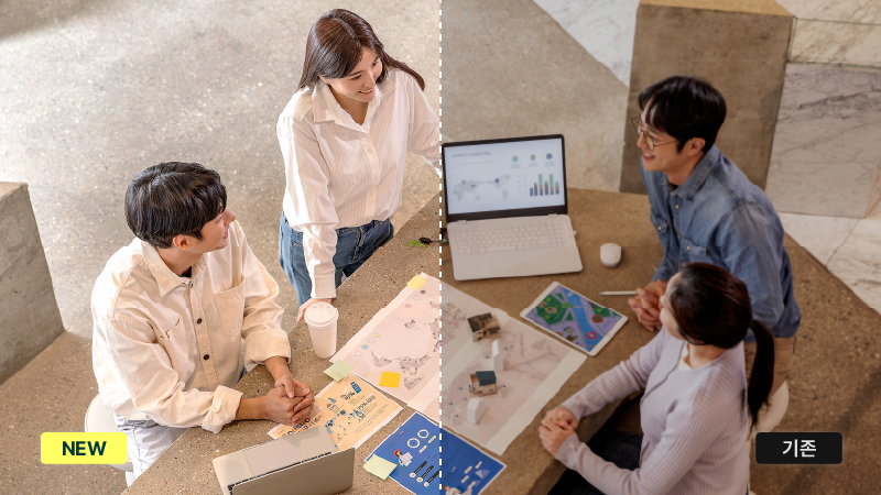 ISP 튜닝 및 영상 최적화 알고리즘을 활용, 기존 영상 대비 향상된 선명도로 디테일하고 우수한 가독성과 시인성, 식별력을 제공