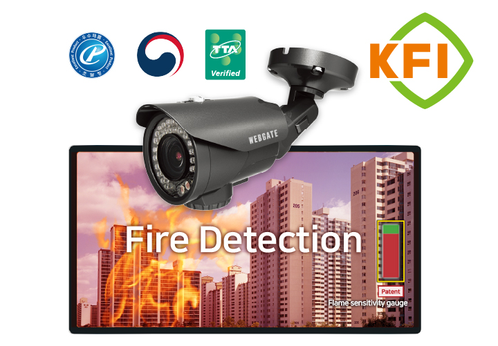Webgate’s All-in-One Flame Detection CCTV Camera Obtains KFI Fire Type Approval