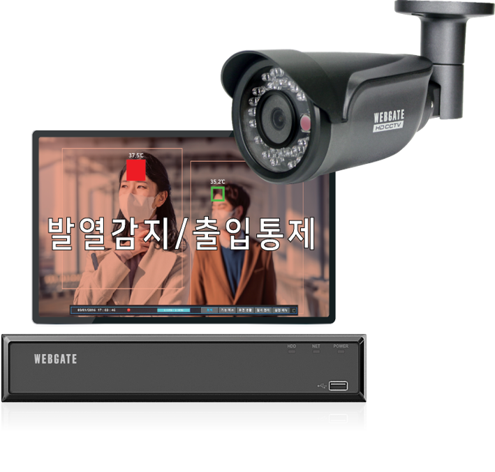 CCTV 일체형 발열감지 솔루션